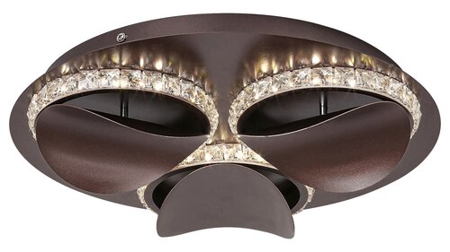 Rabalux 5050 Capriana LED Moderní stropní svítidlo | Přírodní bílá | Stmívatelné | 18W | Hnědá