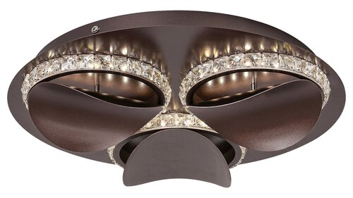 Rabalux 5050 Capriana LED Moderní stropní svítidlo | Přírodní bílá | Stmívatelné | 18W | Hnědá