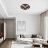 Rabalux 5050 Capriana LED Moderní stropní svítidlo | Přírodní bílá | Stmívatelné | 18W | Hnědá