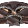 Rabalux 5051 Capriana LED Moderní stropní svítidlo | Přírodní bílá | Stmívatelné | 36W | Hnědá
