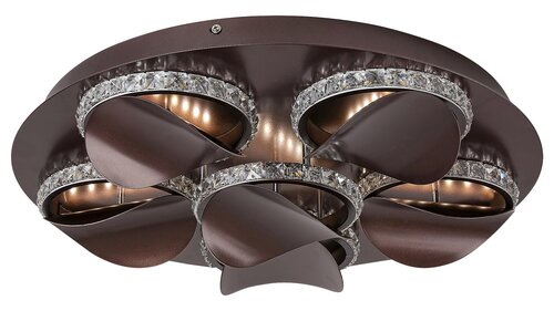 Rabalux 5051 Capriana LED Moderní stropní svítidlo | Přírodní bílá | Stmívatelné | 36W | Hnědá