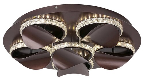 Rabalux 5051 Capriana LED Moderní stropní svítidlo | Přírodní bílá | Stmívatelné | 36W | Hnědá