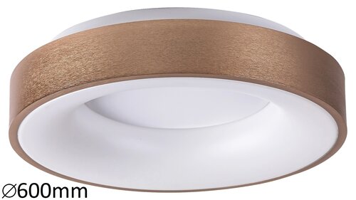 Rabalux 5053 Carmella LED Moderní stropní svítidlo | Přírodní bílá | 50W | Barevný kov | Bílá | Zlatá