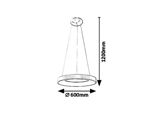 Rabalux 5054 Carmella LED Moderní stropní svítidlo | Přírodní bílá | 50W | Barevný kov | Bílá | Zlatá