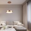 Rabalux 5054 Carmella LED Moderní stropní svítidlo | Přírodní bílá | 50W | Barevný kov | Bílá | Zlatá