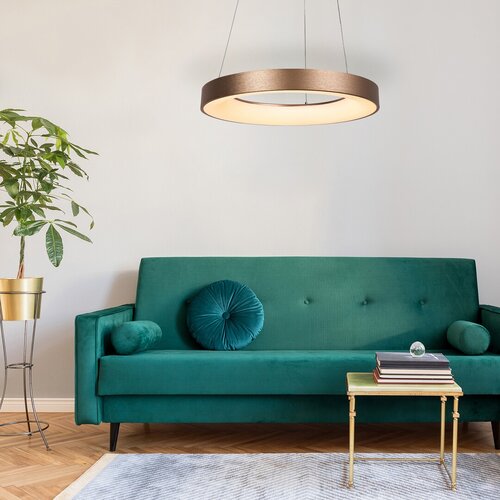 Rabalux 5055 Carmella LED Moderní stropní svítidlo | Přírodní bílá | 80W | Barevný kov | Bílá | Zlatá