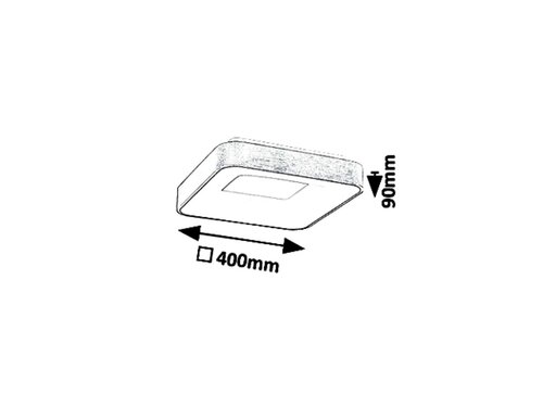 Rabalux 5056 Carmella LED Moderní stropní svítidlo | Přírodní bílá | 30W | Barevný kov | Bílá | Zlatá
