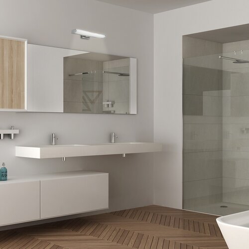 Rabalux 5063 Evron LED Vnitřní osvětlení | Přírodní bílá | 75W | Bílá | Chrom | Kov