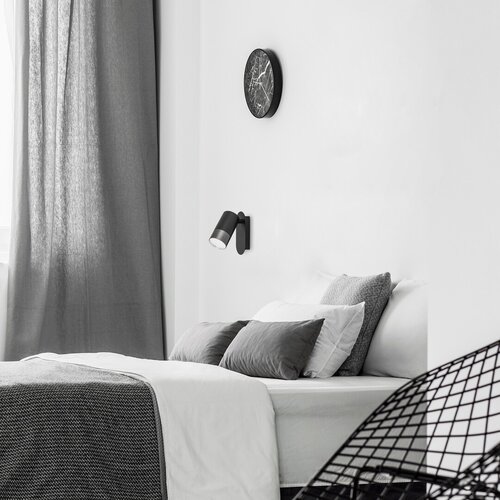 Rabalux 5069 Zircon Moderní nástěnní svítidlo | GU10 | Černá | Kov | Stříbrná