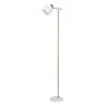 Rabalux 5091 Alberta Stojací lampa | E27 | Barevný kov | Bílá | Zlatá