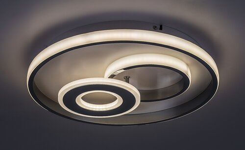 Rabalux 5230 Celinda LED Moderní stropní svítidlo | Přírodní bílá | 40W | Bílá | Chrom | Kov