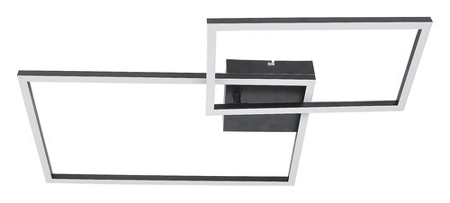 Rabalux 5256 Ocean LED Moderní stropní svítidlo | Přírodní bílá | 26W | Bílá | Černá