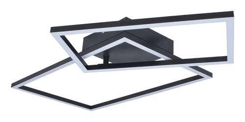 Rabalux 5256 Ocean LED Moderní stropní svítidlo | Přírodní bílá | 26W | Bílá | Černá
