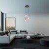 Rabalux 5260 Acantha Moderní stropní svítidlo | E27 | Černá