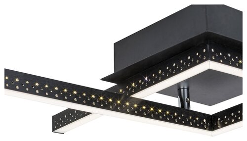 Rabalux 5267 Casimir LED Moderní stropní svítidlo | Přírodní bílá | 23W | Bílá | Černá