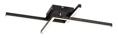 Rabalux 5267 Casimir LED Moderní stropní svítidlo | Přírodní bílá | 23W | Bílá | Černá