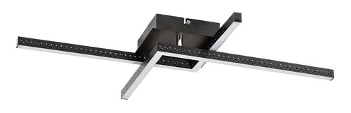 Rabalux 5267 Casimir LED Moderní stropní svítidlo | Přírodní bílá | 23W | Bílá | Černá