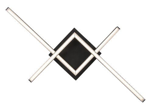Rabalux 5267 Casimir LED Moderní stropní svítidlo | Přírodní bílá | 23W | Bílá | Černá