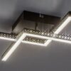 Rabalux 5267 Casimir LED Moderní stropní svítidlo | Přírodní bílá | 23W | Bílá | Černá