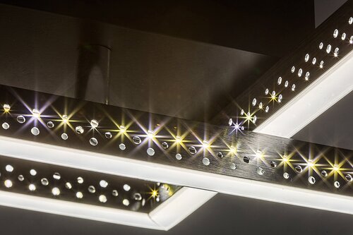 Rabalux 5267 Casimir LED Moderní stropní svítidlo | Přírodní bílá | 23W | Bílá | Černá