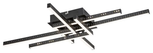 Rabalux 5268 Casimir LED Moderní stropní svítidlo | Přírodní bílá | 35W | Bílá | Černá