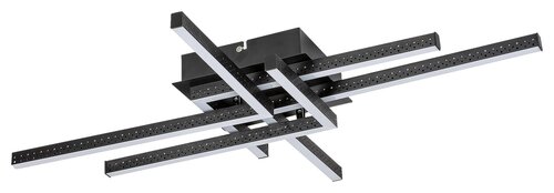 Rabalux 5268 Casimir LED Moderní stropní svítidlo | Přírodní bílá | 35W | Bílá | Černá