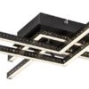 Rabalux 5268 Casimir LED Moderní stropní svítidlo | Přírodní bílá | 35W | Bílá | Černá
