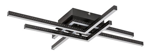 Rabalux 5268 Casimir LED Moderní stropní svítidlo | Přírodní bílá | 35W | Bílá | Černá