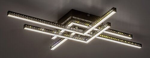 Rabalux 5268 Casimir LED Moderní stropní svítidlo | Přírodní bílá | 35W | Bílá | Černá