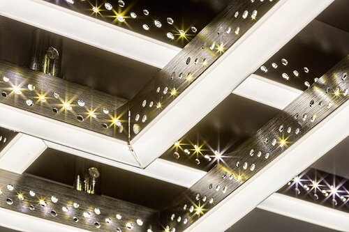 Rabalux 5268 Casimir LED Moderní stropní svítidlo | Přírodní bílá | 35W | Bílá | Černá