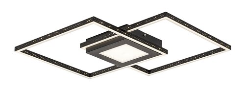 Rabalux 5269 Casimir LED Moderní stropní svítidlo | Přírodní bílá | 40W | Bílá | Černá