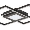 Rabalux 5269 Casimir LED Moderní stropní svítidlo | Přírodní bílá | 40W | Bílá | Černá