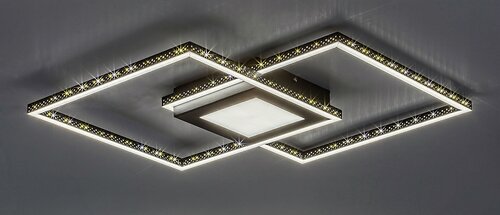 Rabalux 5269 Casimir LED Moderní stropní svítidlo | Přírodní bílá | 40W | Bílá | Černá
