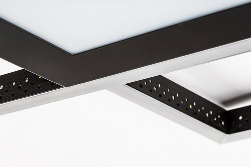 Rabalux 5269 Casimir LED Moderní stropní svítidlo | Přírodní bílá | 40W | Bílá | Černá