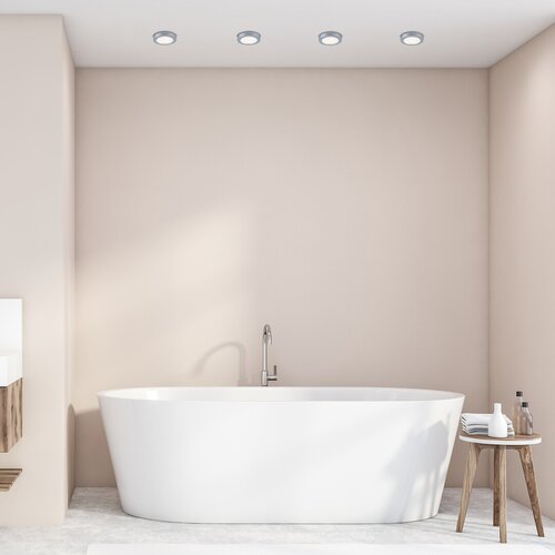Rabalux 5275 Coco LED Přisazené stropní svítidlo | Přírodní bílá | 3W | Bílá | Kov | Stříbrná