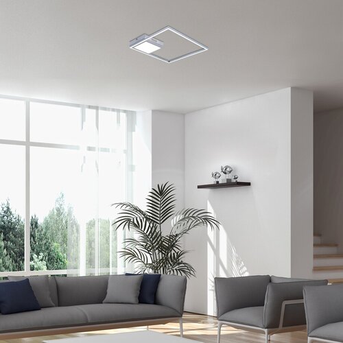 Rabalux 5285 Sirius LED Moderní stropní svítidlo | Přírodní bílá | 30W | Bílá | Chrom | Kov