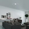Rabalux 5287 Sirius LED Moderní stropní svítidlo | Přírodní bílá | 40W | Bílá | Chrom | Kov