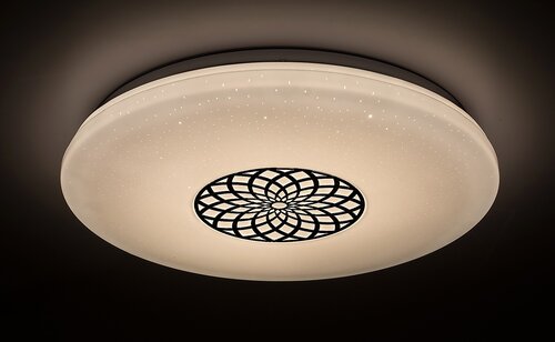 Rabalux 5364 Ophelia Smart LED Stropní svítidlo | RGB | Variabilní | Stmívatelné | 24W | Bílá | Chrom | Kov