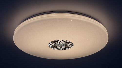 Rabalux 5365 Ophelia Smart LED Vnitřní osvětlení | RGB | Variabilní | Stmívatelné | 40W | Bílá | Chrom | Kov