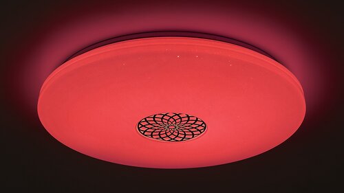 Rabalux 5365 Ophelia Smart LED Vnitřní osvětlení | RGB | Variabilní | Stmívatelné | 40W | Bílá | Chrom | Kov