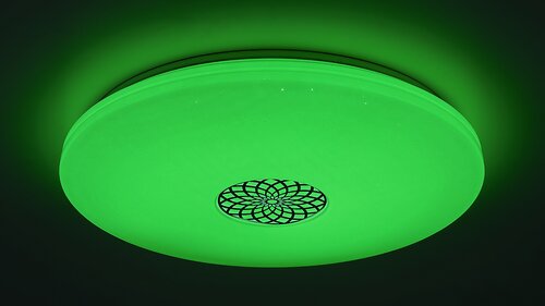 Rabalux 5365 Ophelia Smart LED Vnitřní osvětlení | RGB | Variabilní | Stmívatelné | 40W | Bílá | Chrom | Kov