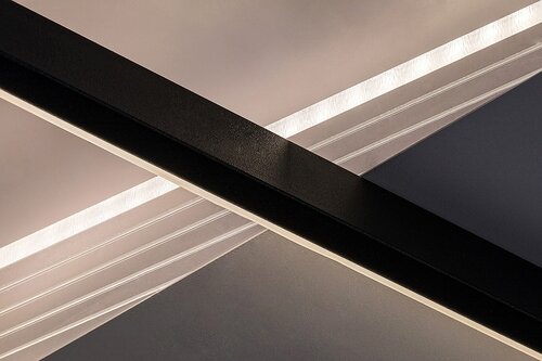 Rabalux 5366 Malcolm LED Moderní stropní svítidlo | Přírodní bílá | 35W | Bílá | Černá