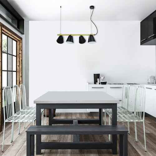 Rabalux 5377 Alder Lustr | E14 | Černá