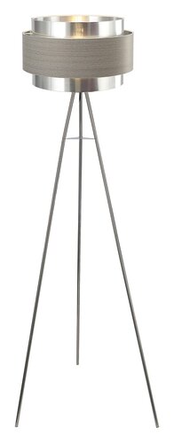 Rabalux 5385 Basil Moderní stojací lampa | E27 | Chrom | Dřevo | Kov