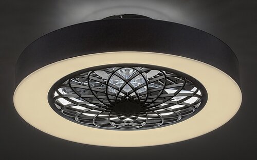 Rabalux 5419 Adonias LED Stropní svítidlo s ovladačem | Variabilní | Stmívatelné | 35W | Bílá | Černá