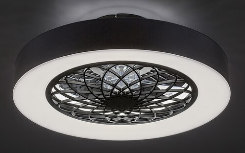 Rabalux 5419 Adonias LED Stropní svítidlo s ovladačem | Variabilní | Stmívatelné | 35W | Bílá | Černá