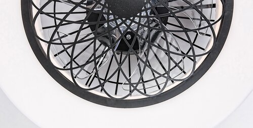 Rabalux 5419 Adonias LED Stropní svítidlo s ovladačem | Variabilní | Stmívatelné | 35W | Bílá | Černá