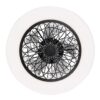 Rabalux 5419 Adonias LED Stropní svítidlo s ovladačem | Variabilní | Stmívatelné | 35W | Bílá | Černá