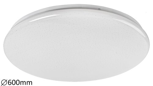 Rabalux 5446 Danny LED Stropní svítidlo s ovladačem | Variabilní | Stmívatelné | 60W | Bílá