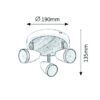 Rabalux 5566 Karen LED Vnitřní osvětlení | Teplá bílá | 12W | Bílá